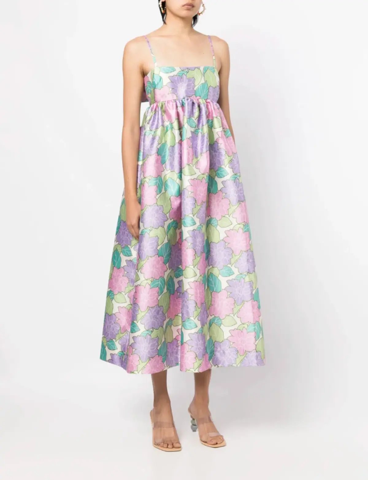 Alémais Luella Midi Dress Floral Size 8 photo 4