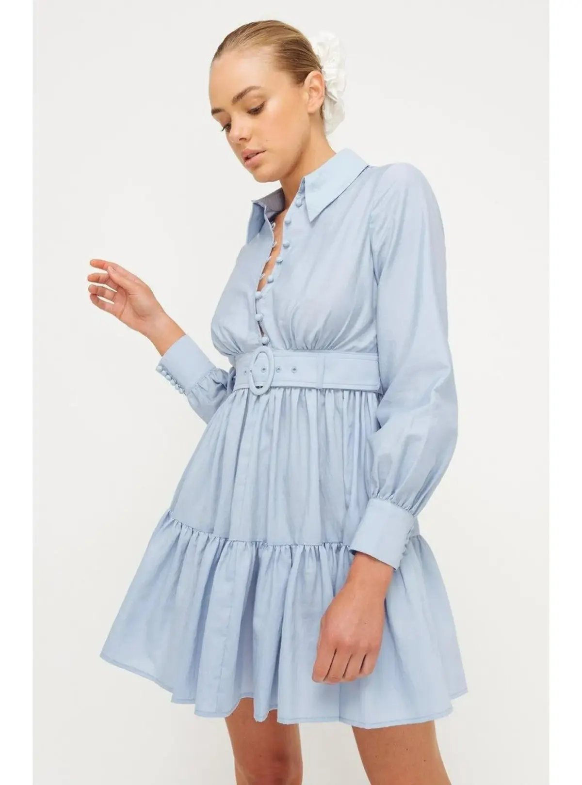 Sheike Abigail Dress Pale Blue Size AU 14 photo 3