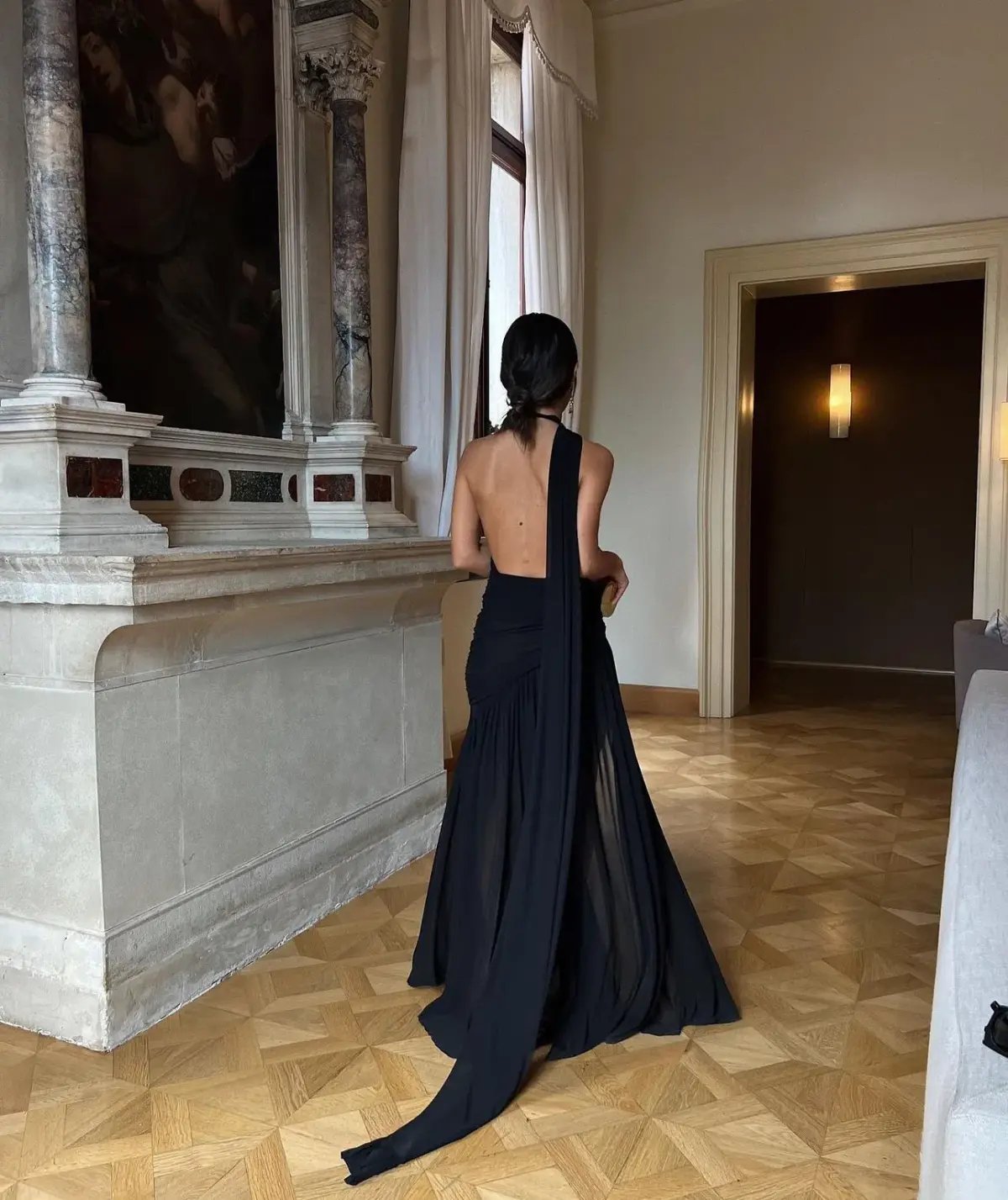 Effie Kats Venezia Gown Black Size XS / AU 6 photo 2