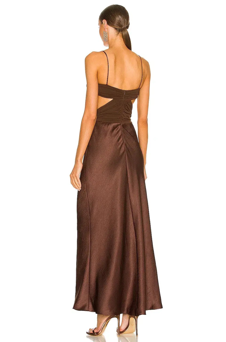 Bec & Bridge Nadia Twist Maxi Dress Chocolate Brown Size XS / AU 6 photo 3