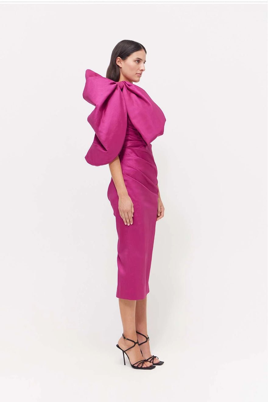 Rachel Gilbert Alessandra Dress - Magenta photo 4