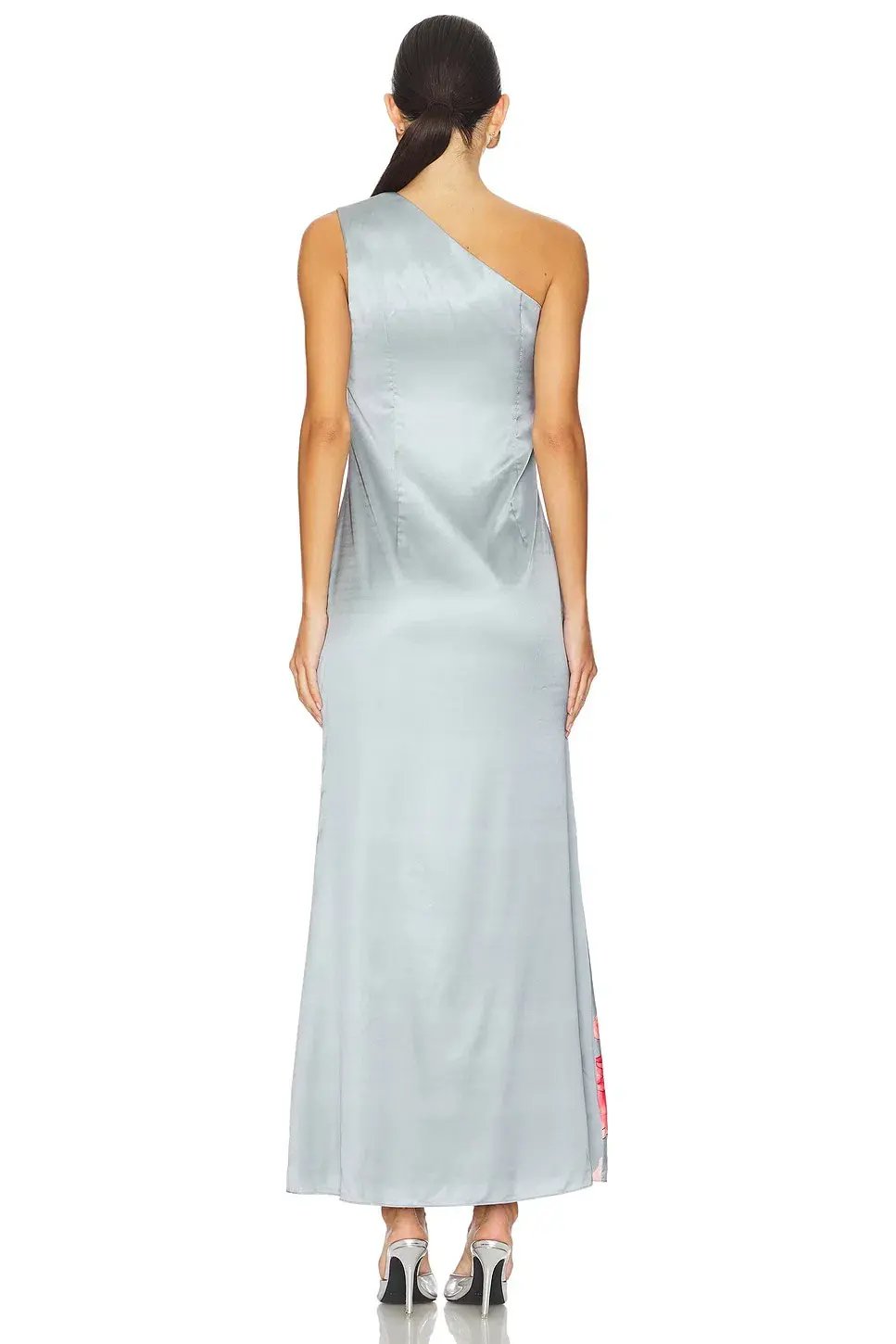 Elliatt Iliad One Shoulder Maxi Dress In Blue Size AU 10 photo 4