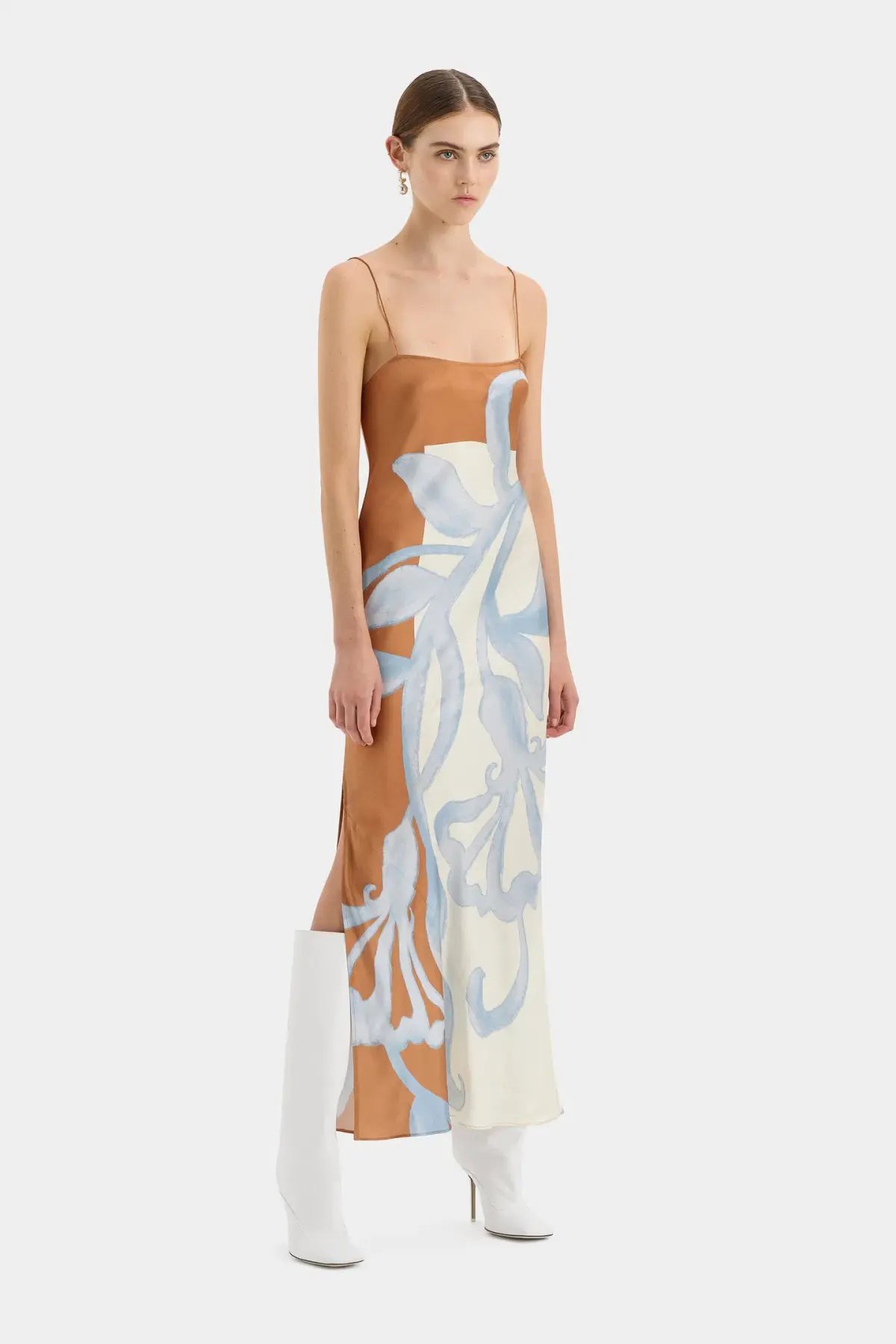 Sir the Label The Sorrento Slip Dress Sciarpa Print Size 1 / AU 8 photo 2