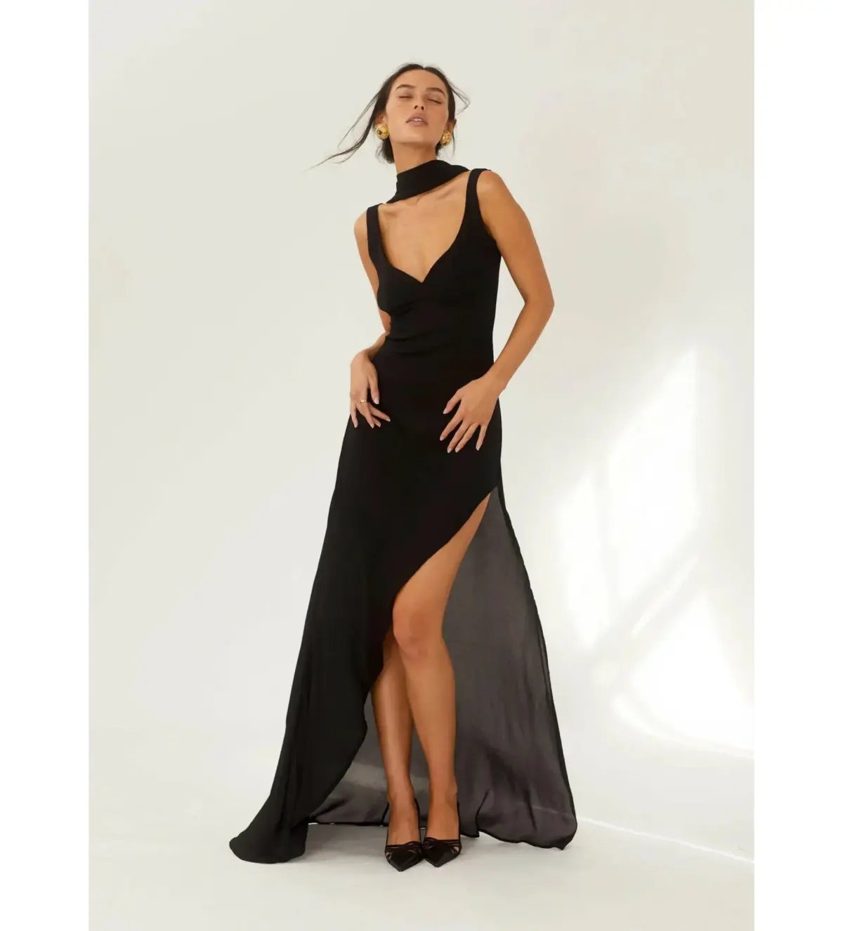 Arcina Ori Amelie Maxi Dress Black Size XS AU 6 photo 3