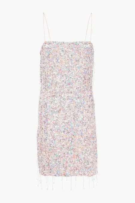 Retrofete Sequined Crepe Mini Dress Multi Size 8 photo 3
