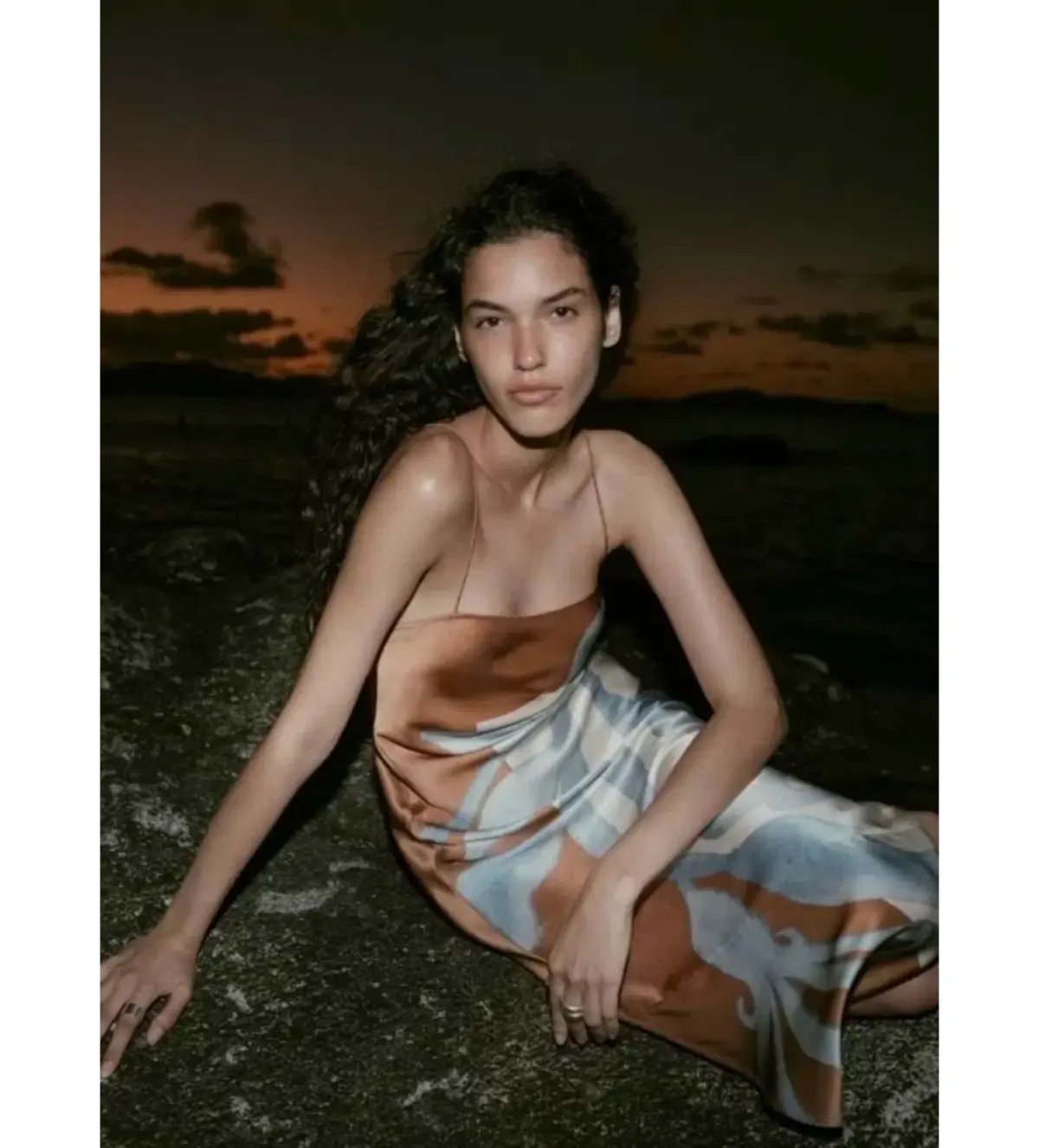Sir the Label Sorrento Slip Dress in Sciarpa Print Size AU 10 photo 5