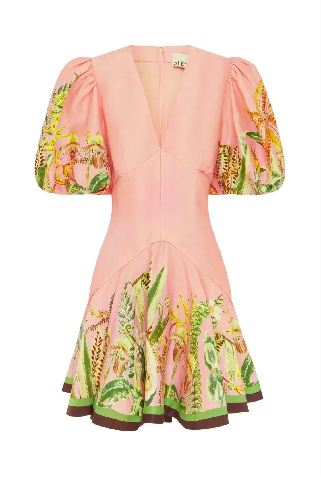 Alemais Papaya Mini Dress Pink Size AU 16 photo 5