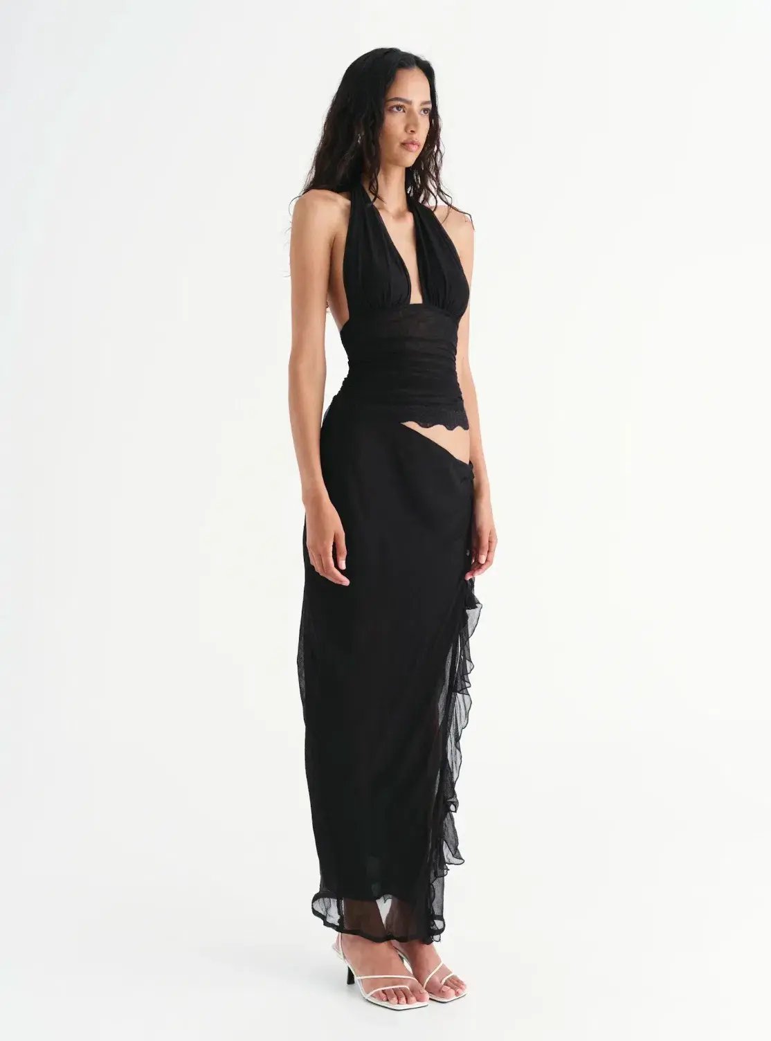 Benni Penelope Maxi Dress Black Size S / AU 8 photo 4