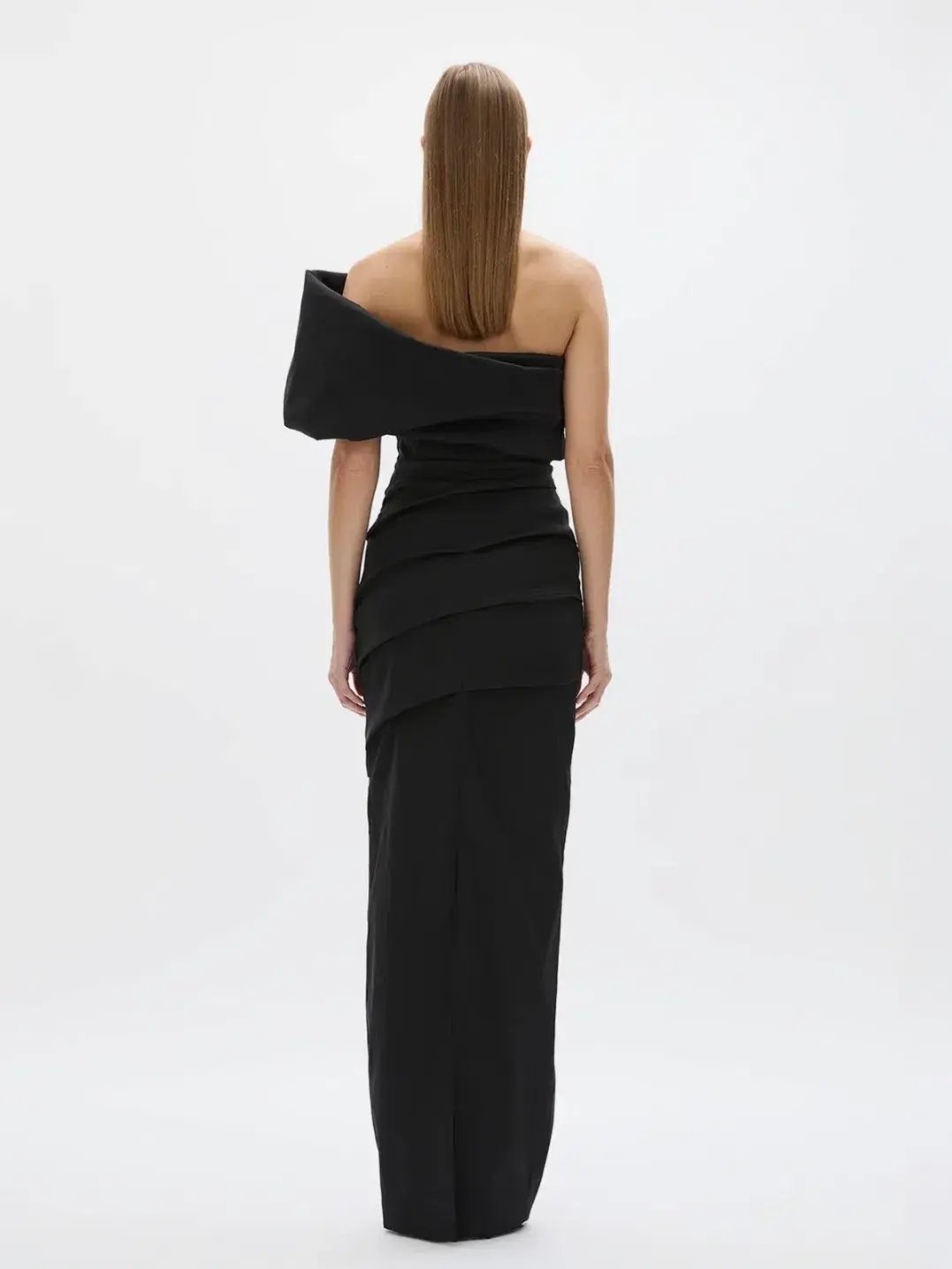 Rachel Gilbert Kat Gown Black 4/AU14 photo 3