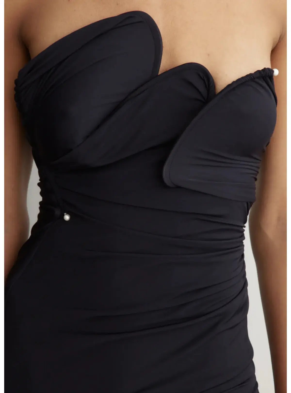 Christopher Esber Encompassed Loop Bodice Dress Black Size AU 6 photo 2