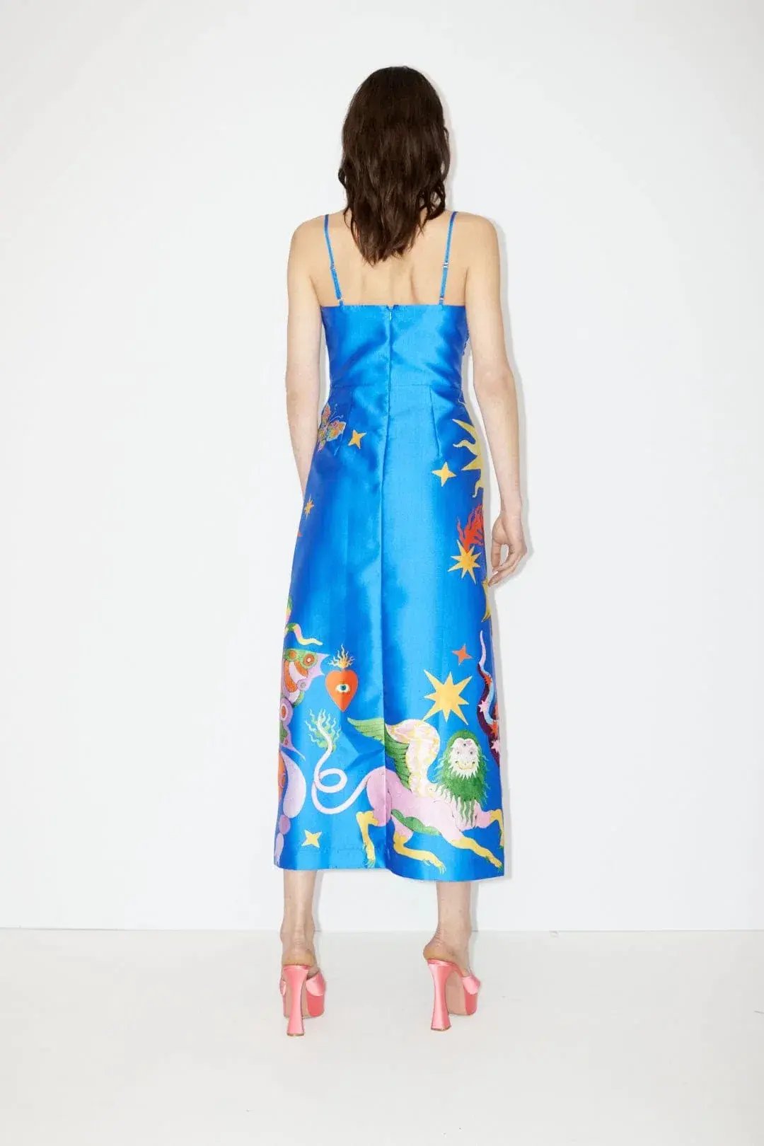 Alemais Guardian Midi Dress in Azure Size 8 photo 3