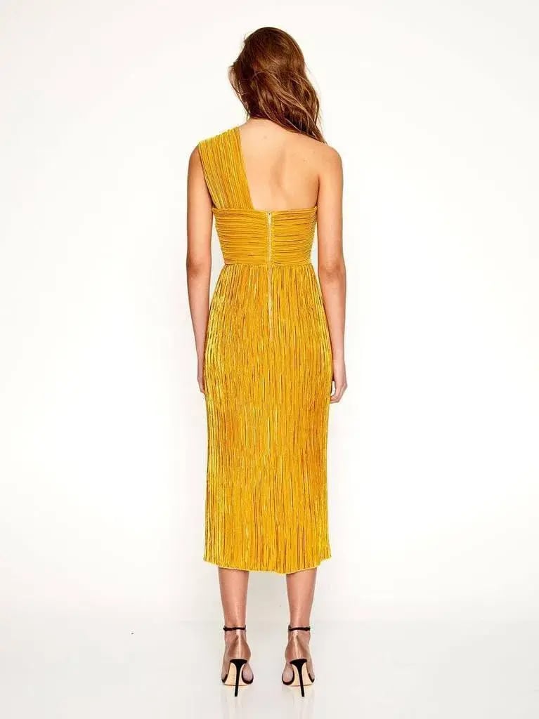 Alice McCall Power Lady Dress Yellow Size 12 photo 2