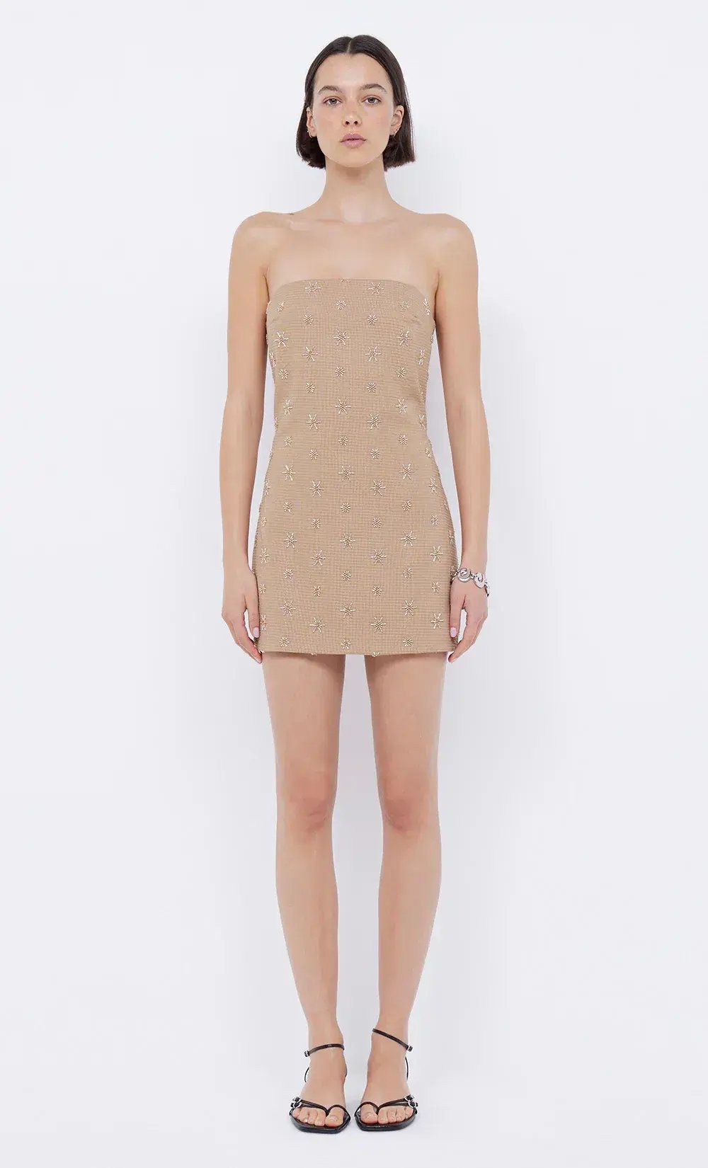 Bec & Bridge Sunseeker Mini Dress Golden Size AU 6 photo 2