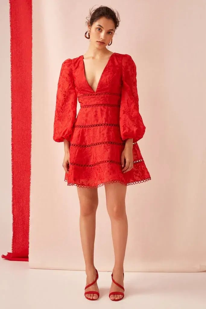 Keepsake The Label About Us Mini Dress Red Size 12 photo 4