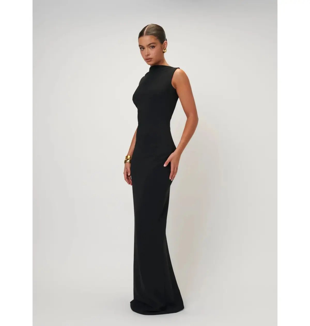 Effie Kats Verona Gown Black Size M / AU 10 photo 2