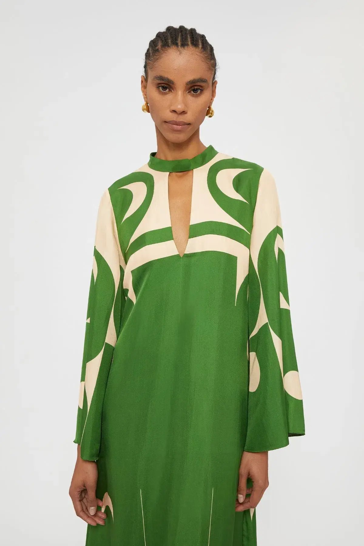 Ginger & Smart Lucid Gown Green Size 8 photo 4