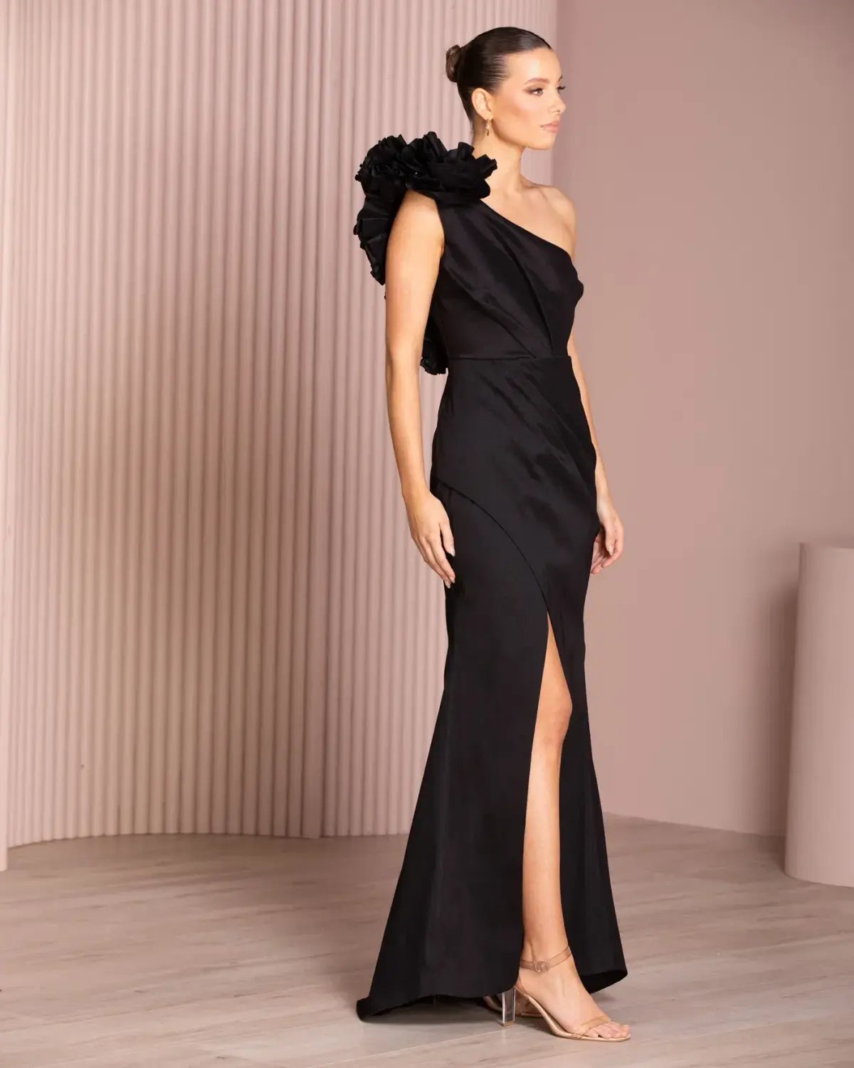 Azzurielle Aimi Gown Black Size AU 12 photo 4
