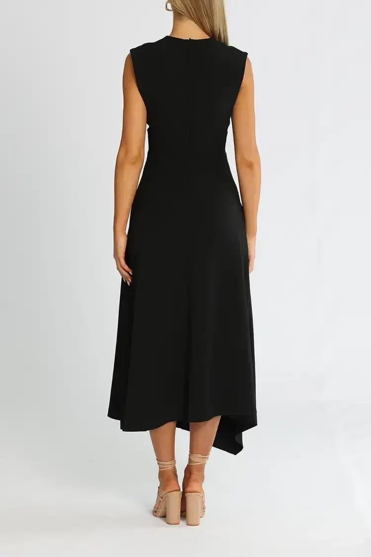 Camilla and Marc Aberdeen Midi Dress in Black Size 6 photo 3