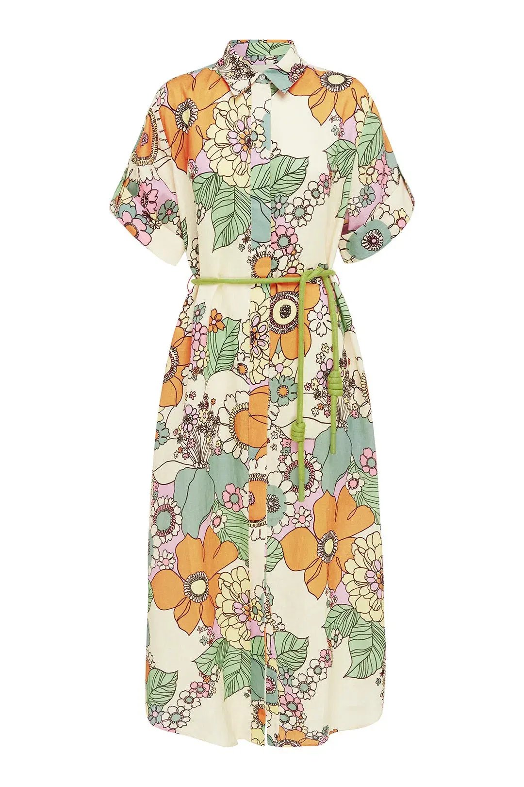 Alemais Farrah Shirtdress Print Size 6 photo 4
