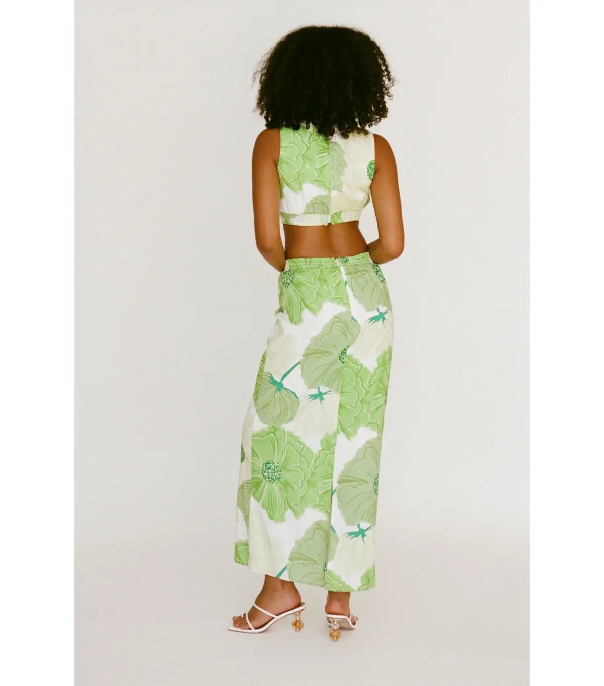 Sabo Skirt Melita Cutout Maxi Dress Green Size AU 8 photo 2