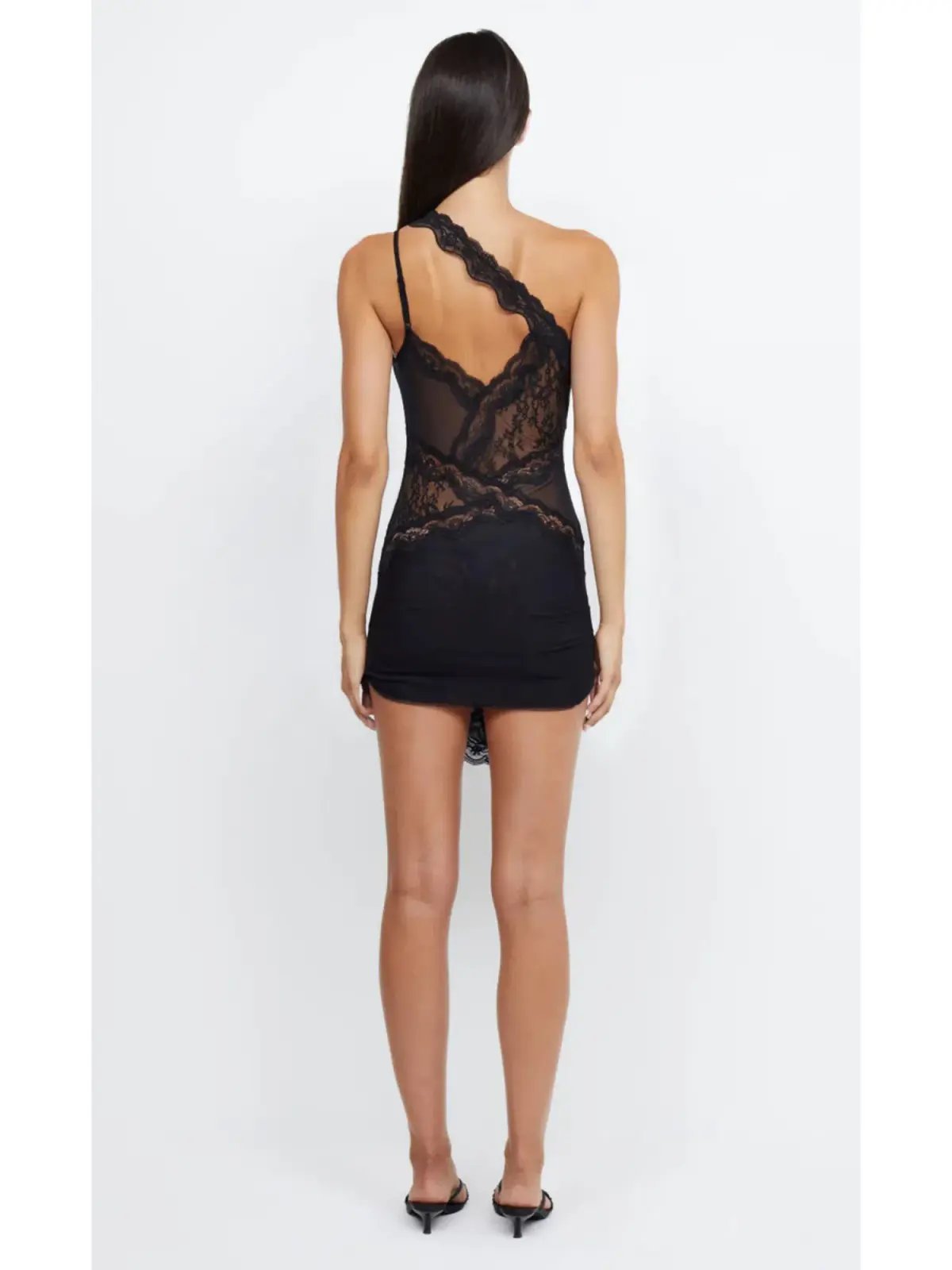 Bec & BridgeRia Asym Mini Dress Black Size AU 6 photo 4