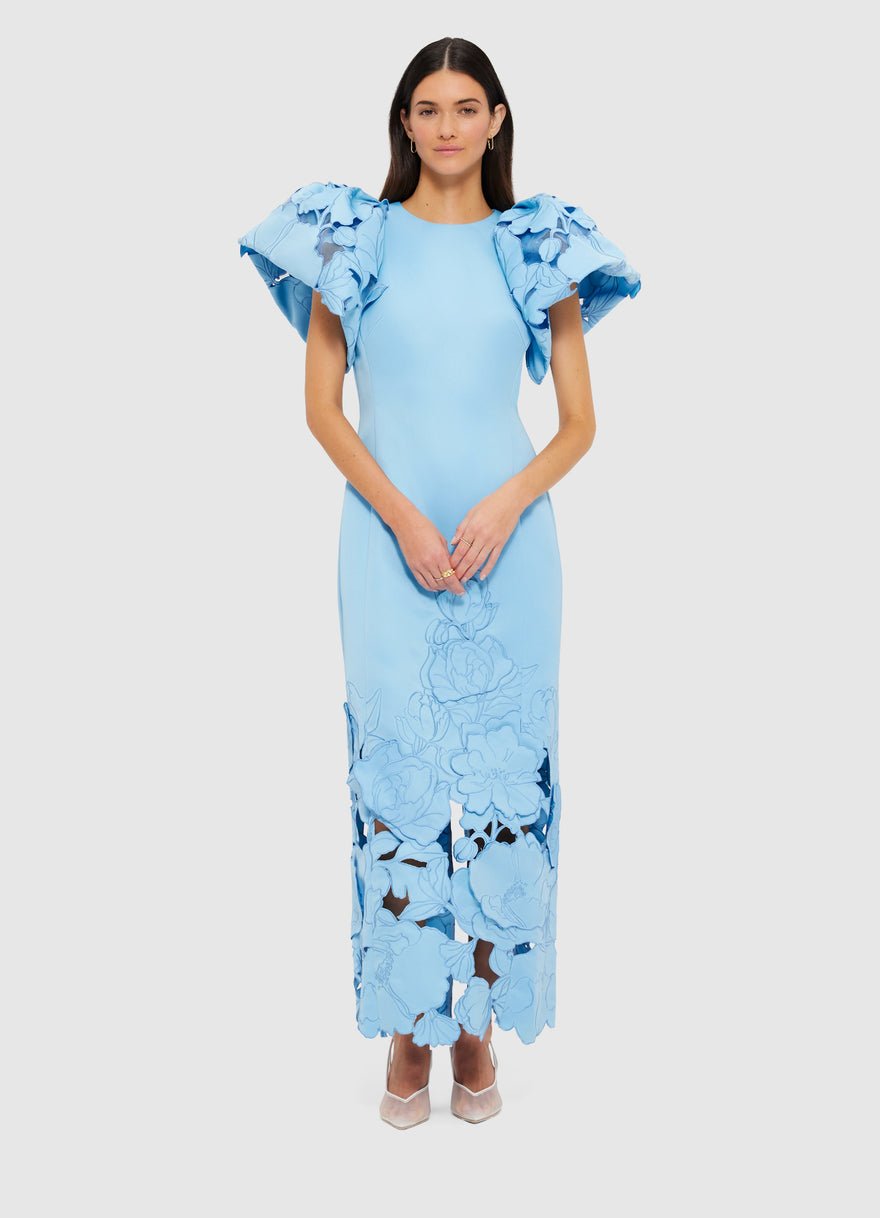 Leo Lin Lucinda Appliqué Maxi Dress photo 3