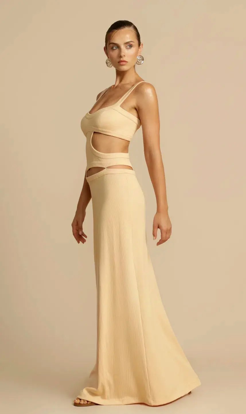 Arcina Ori Jetta Dress in Butter Size 6 photo 5
