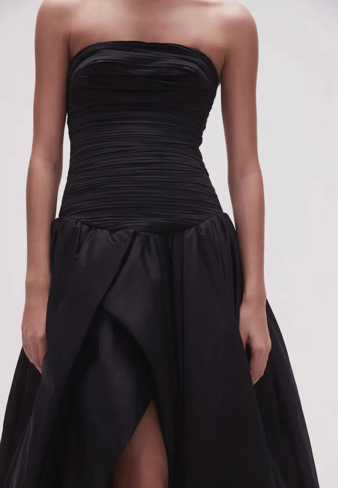 Aje Violette Bubble Hem Maxi Dress Black Size 4 photo 2