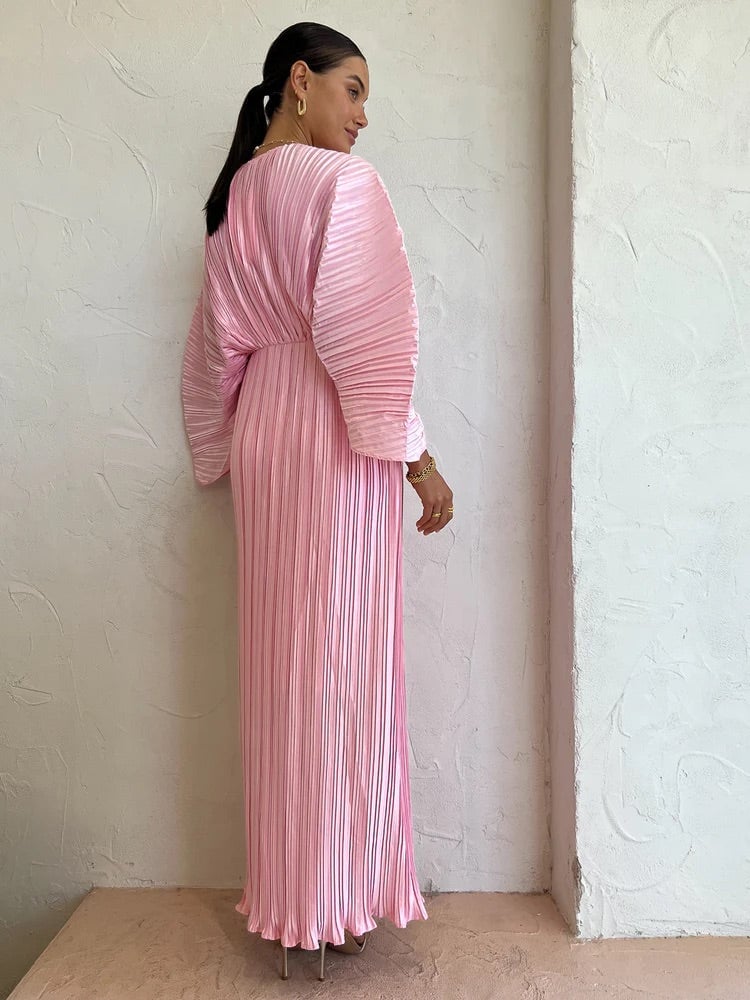 Sonya Gianna Dress - Dusty Rose photo 4