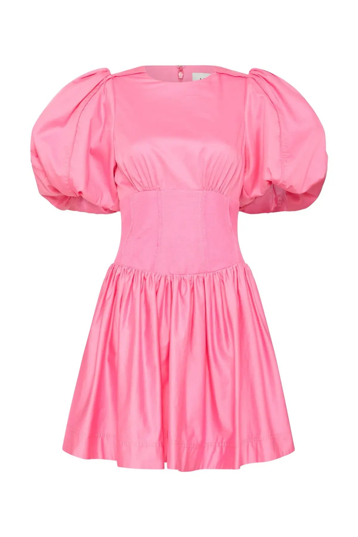 Aje Gianna Puff Sleeve Pink Size 10 photo 4