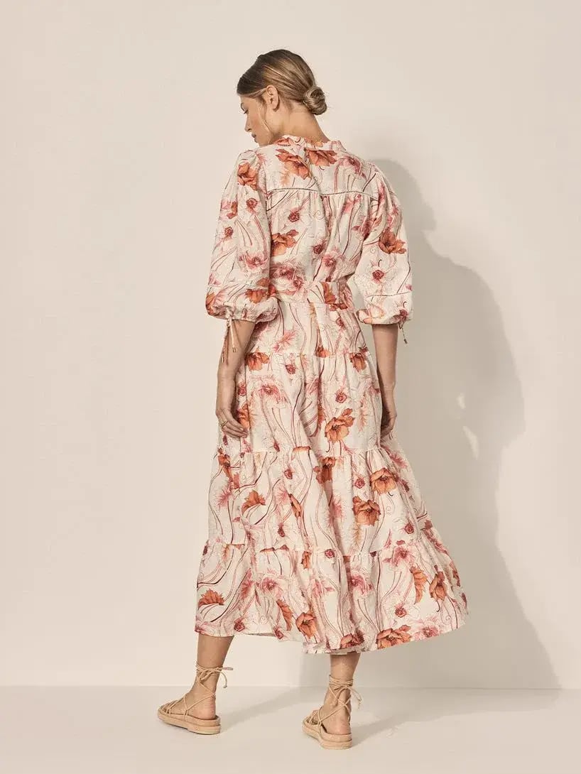 Kivari Penny Maxi Dress Print Size 12 photo 2