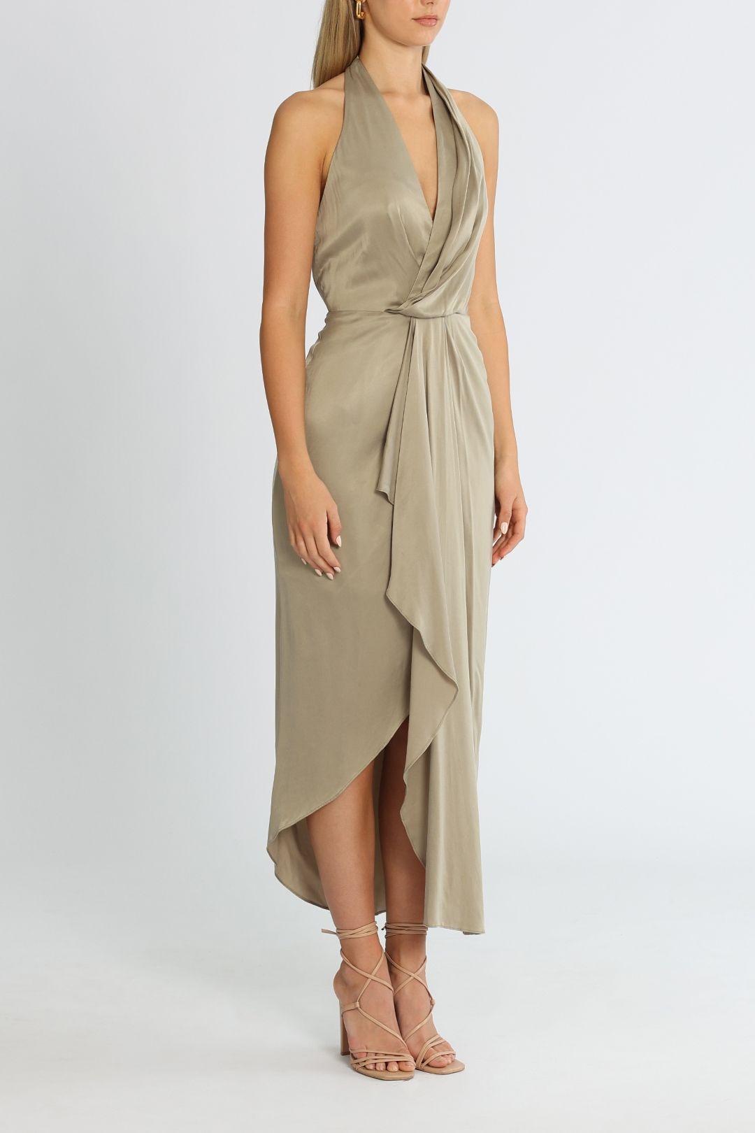 Elaine Dress - Khaki photo 2