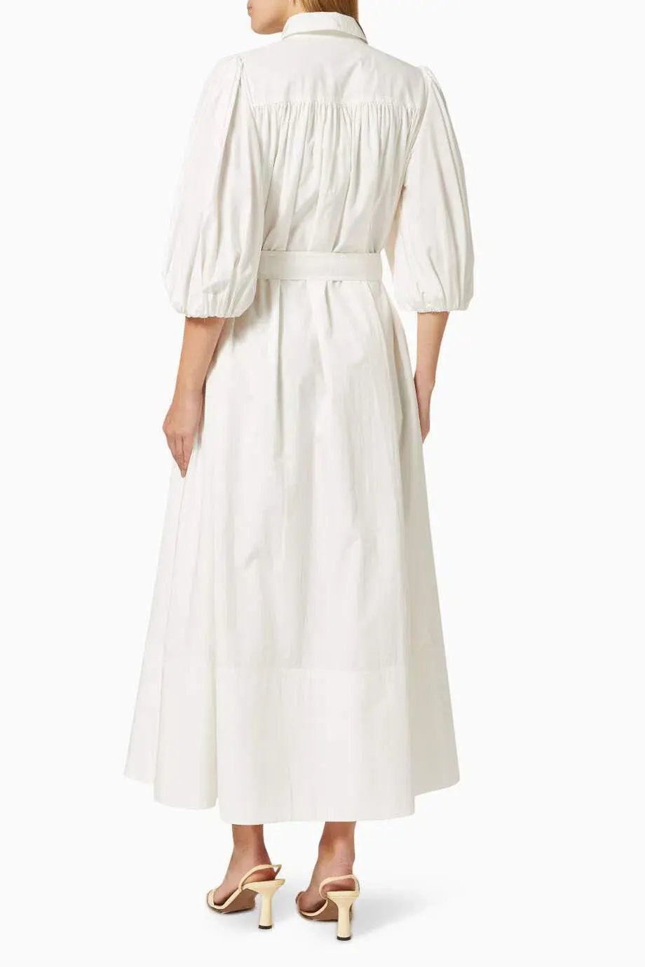 Aje Casabianca Shirt Dress White Size 6 photo 2