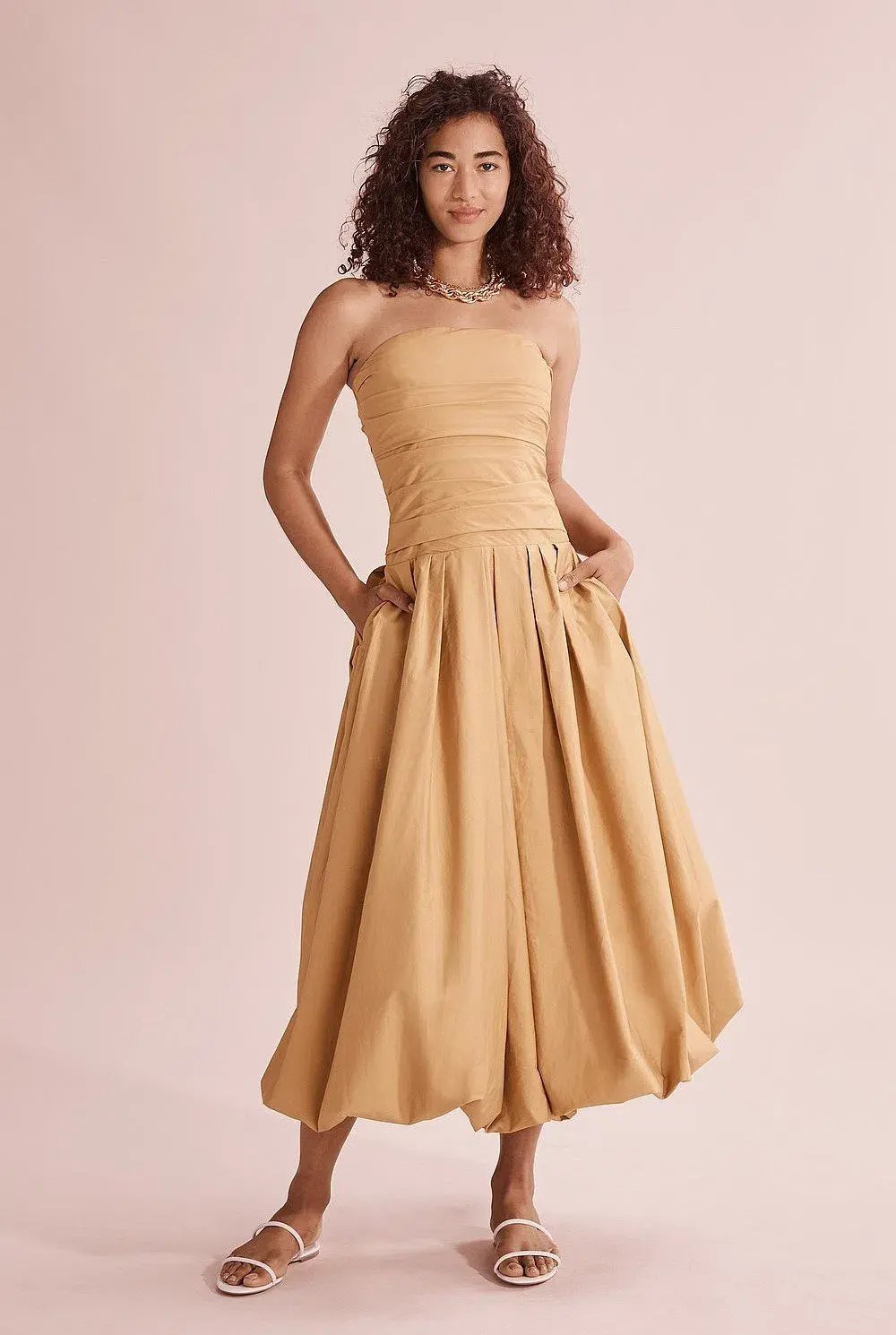 Country Road Strapless Bubble Dress photo 3