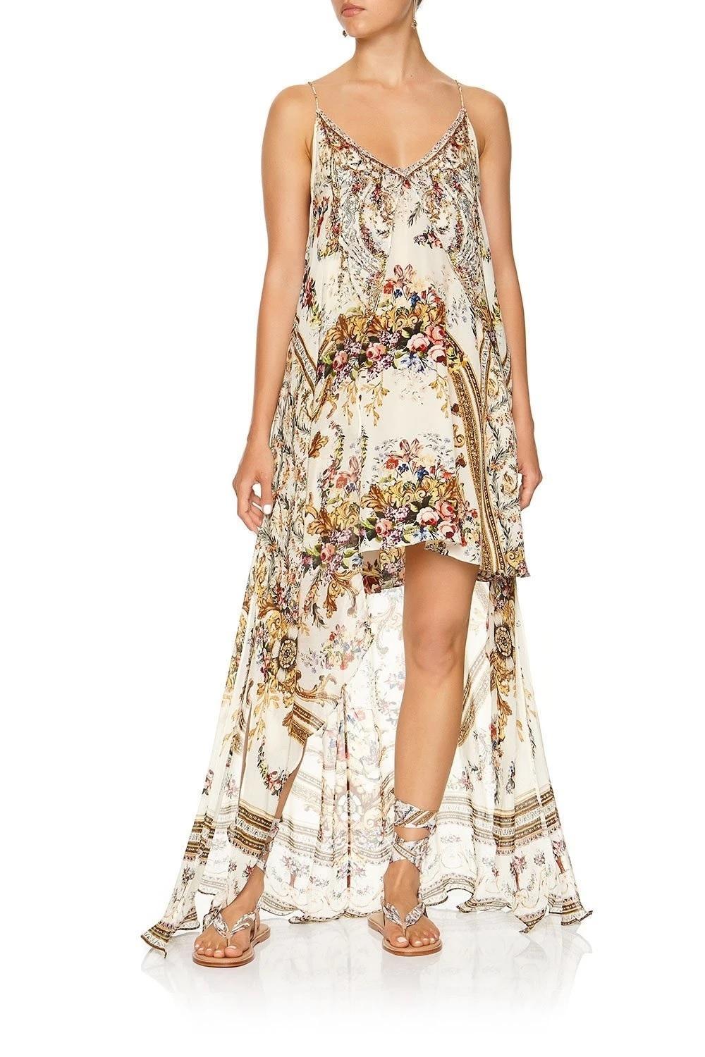 Camilla Olympe Ode Mini Dress with Sheer Overlay print Size 14 photo 2