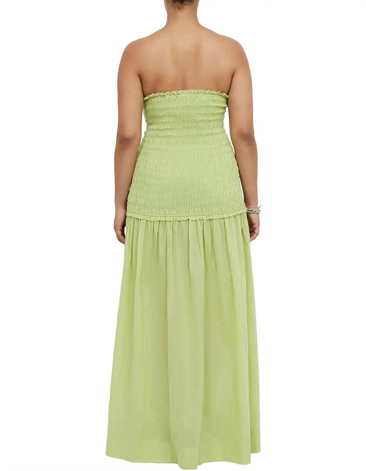 Bec & Bridge Solstice Strapless Maxi Dress Green Size AU 8 photo 2