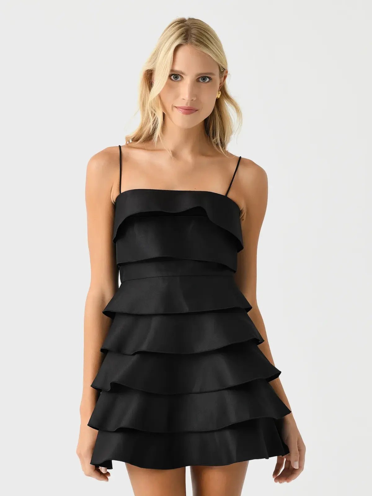 Acler Black Balderstone Mini Dress Black Size 8 photo 3