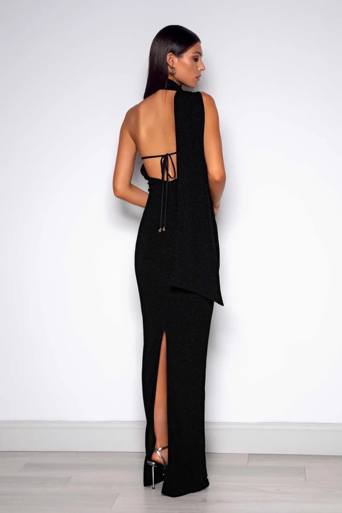 Elle Zeitoune Noah Maxi Dress Black Size 6 photo 3