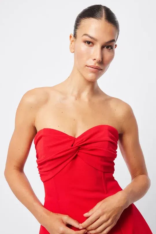 Mossman Bitter Mini Dress Red Size 12 photo 3