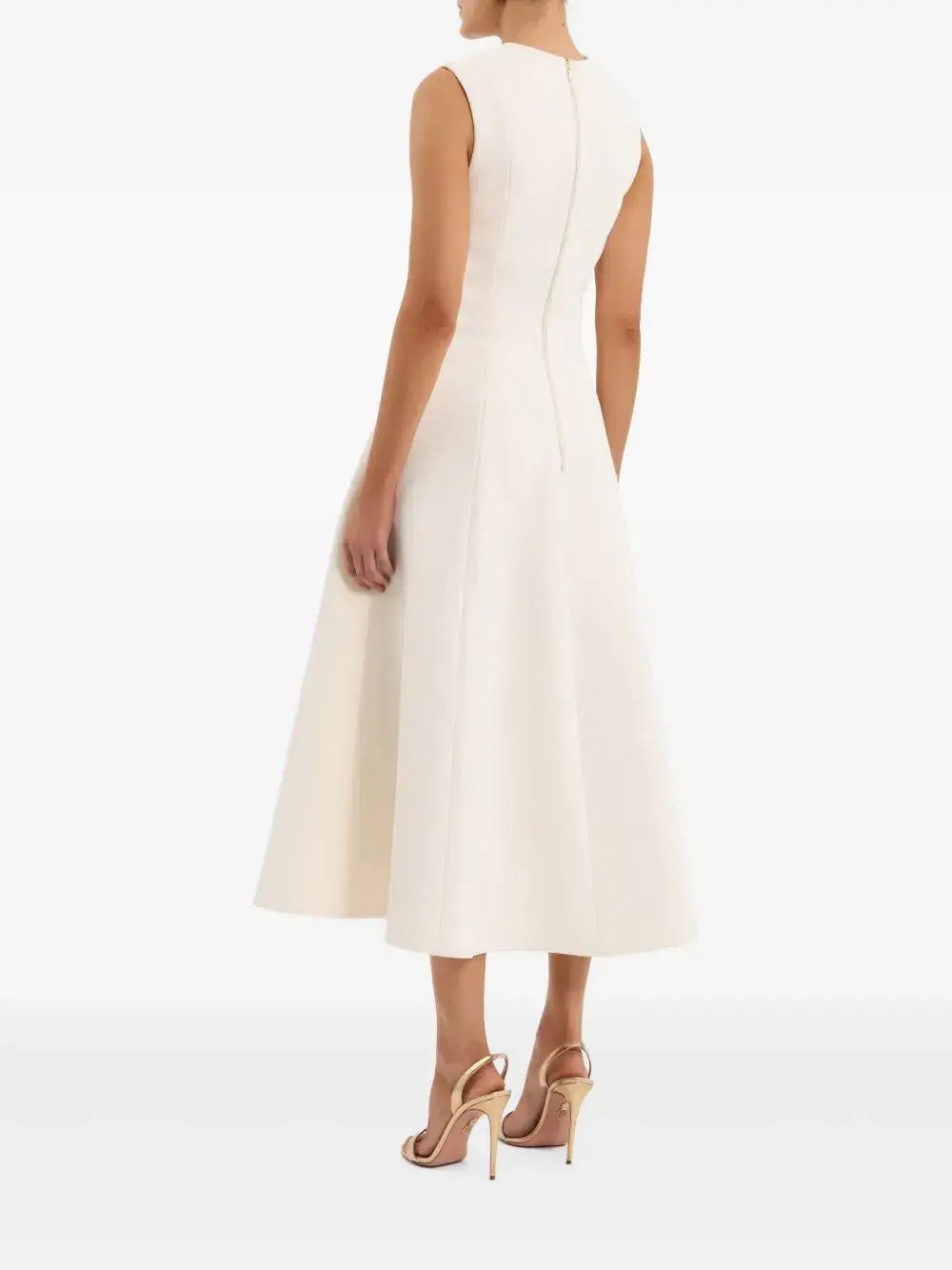 Rebecca Vallance Freyja Midi Dress White Size AU 8 photo 3