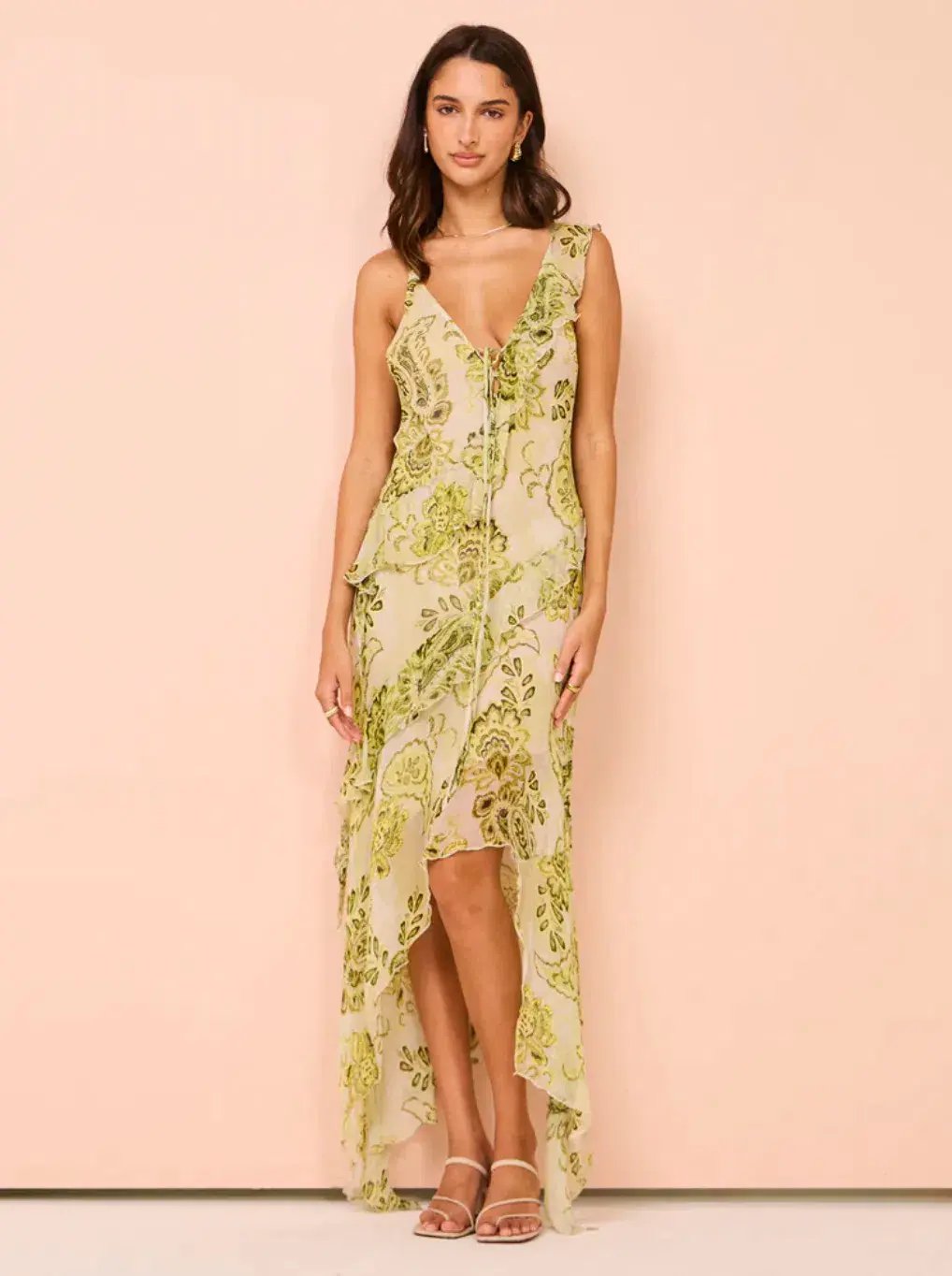 Bec & Bridge LyLou Dress Lemon Paisley Size S / AU 10 photo 5