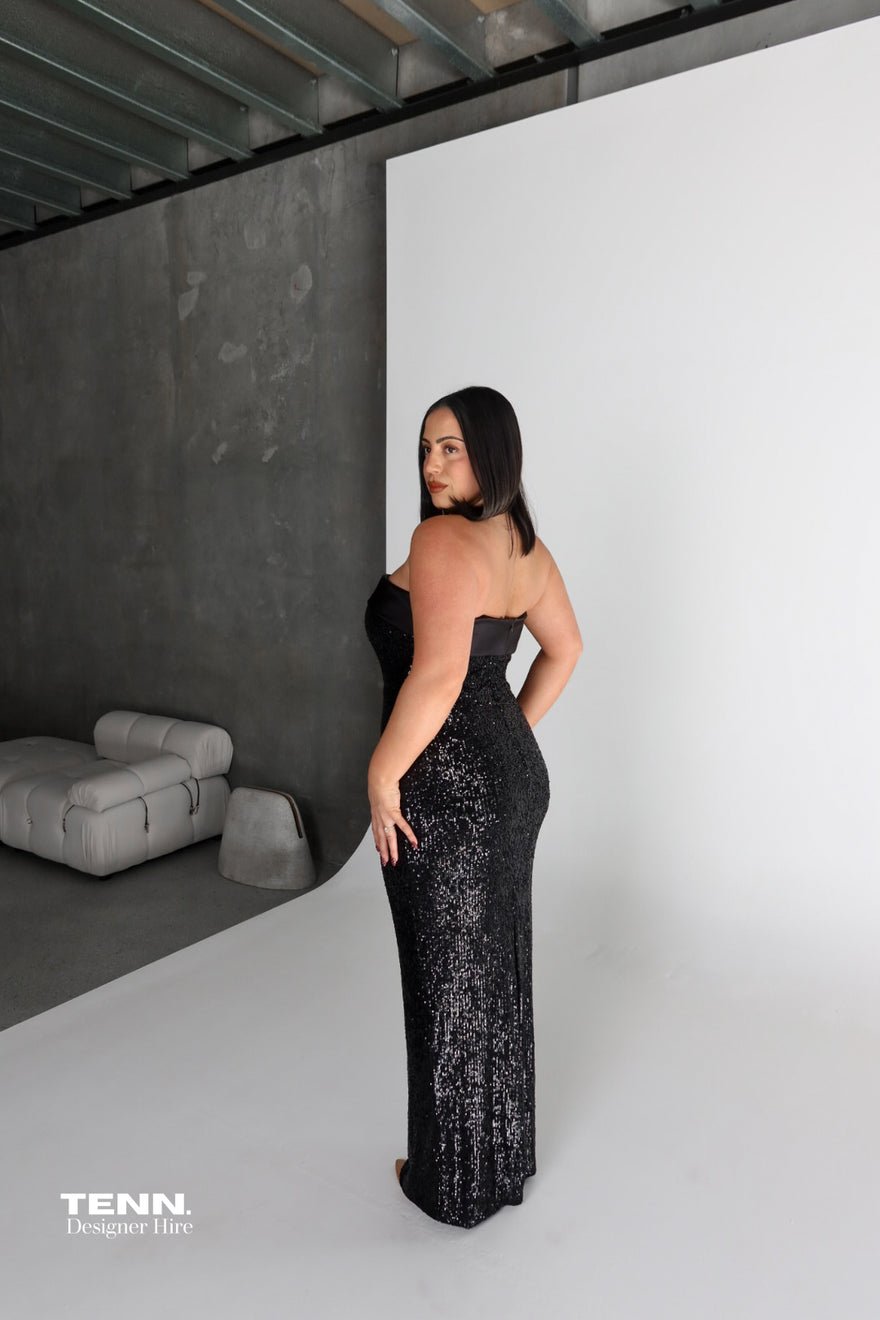 Effie Kats Thalia Gown - Black photo 3