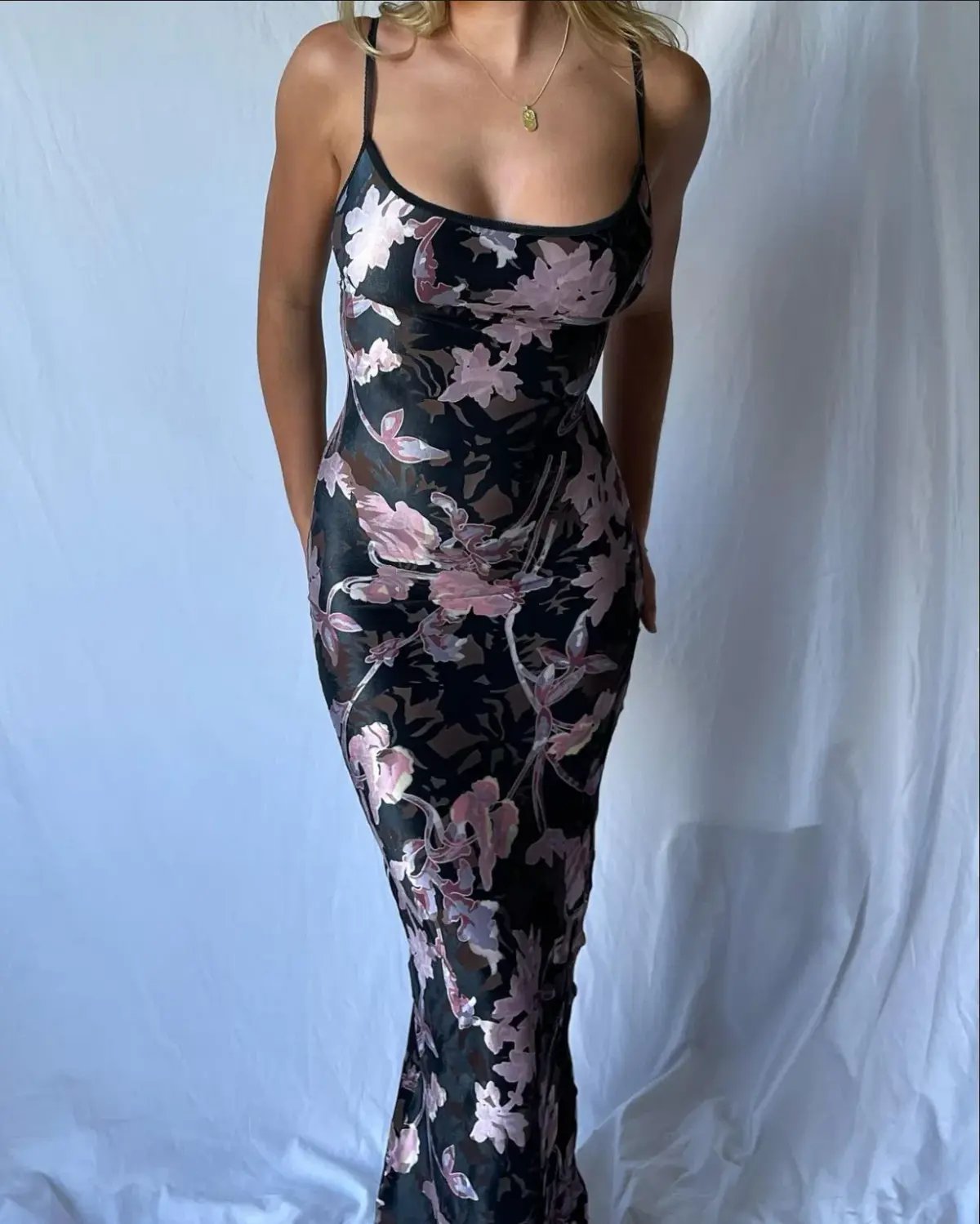 Seeing double Hallie Maxi Dress Black Size 6 photo 2