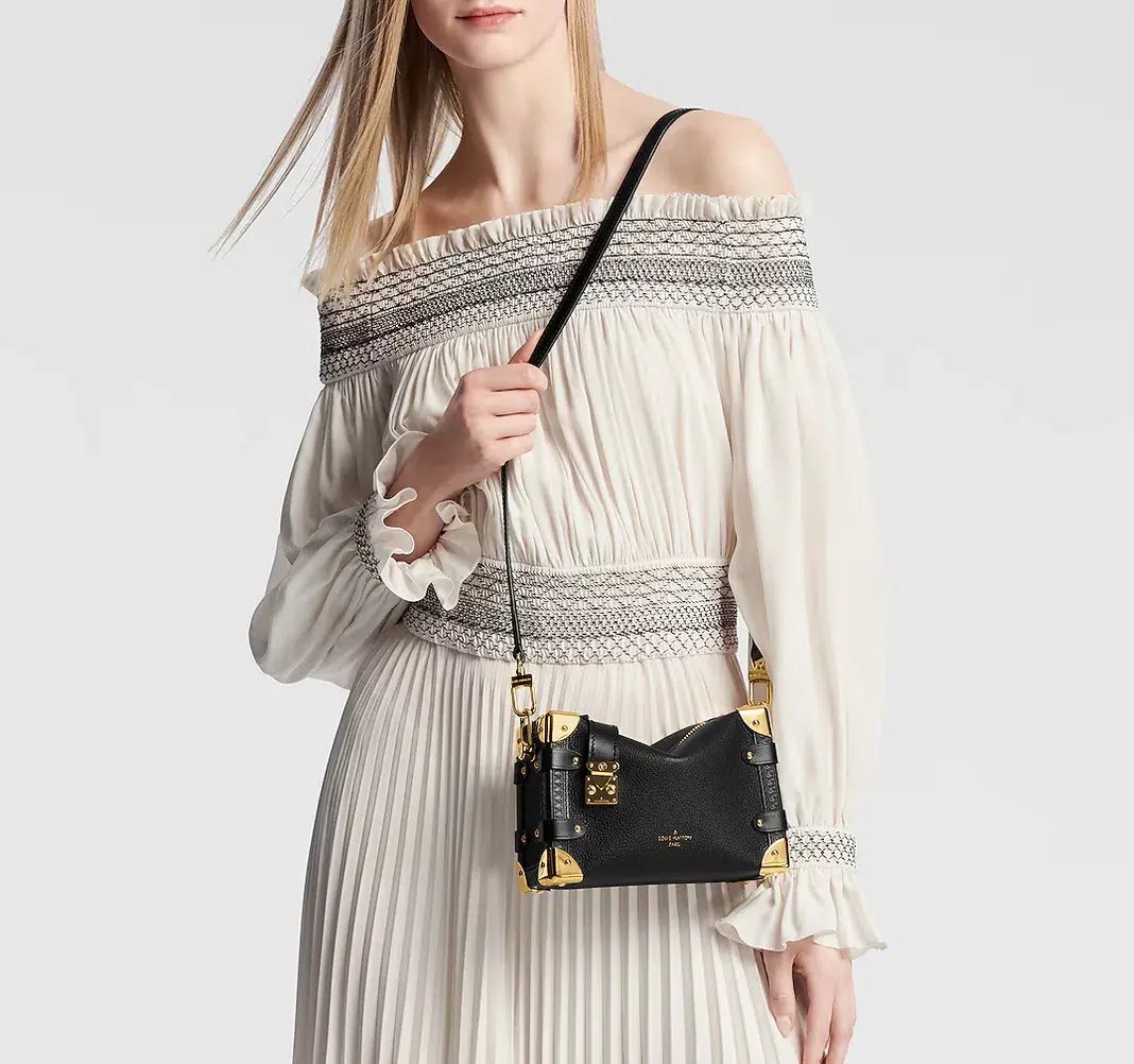 Louis Vuitton Side Trunk PM Black and Gold Bag photo 3