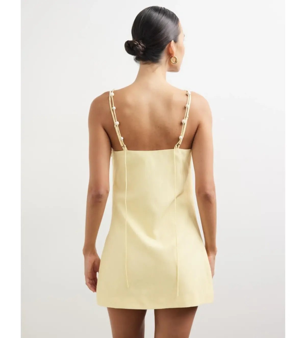 Lover Alizzi Beaded Lover Dress Soft Yellow Size 10 photo 2