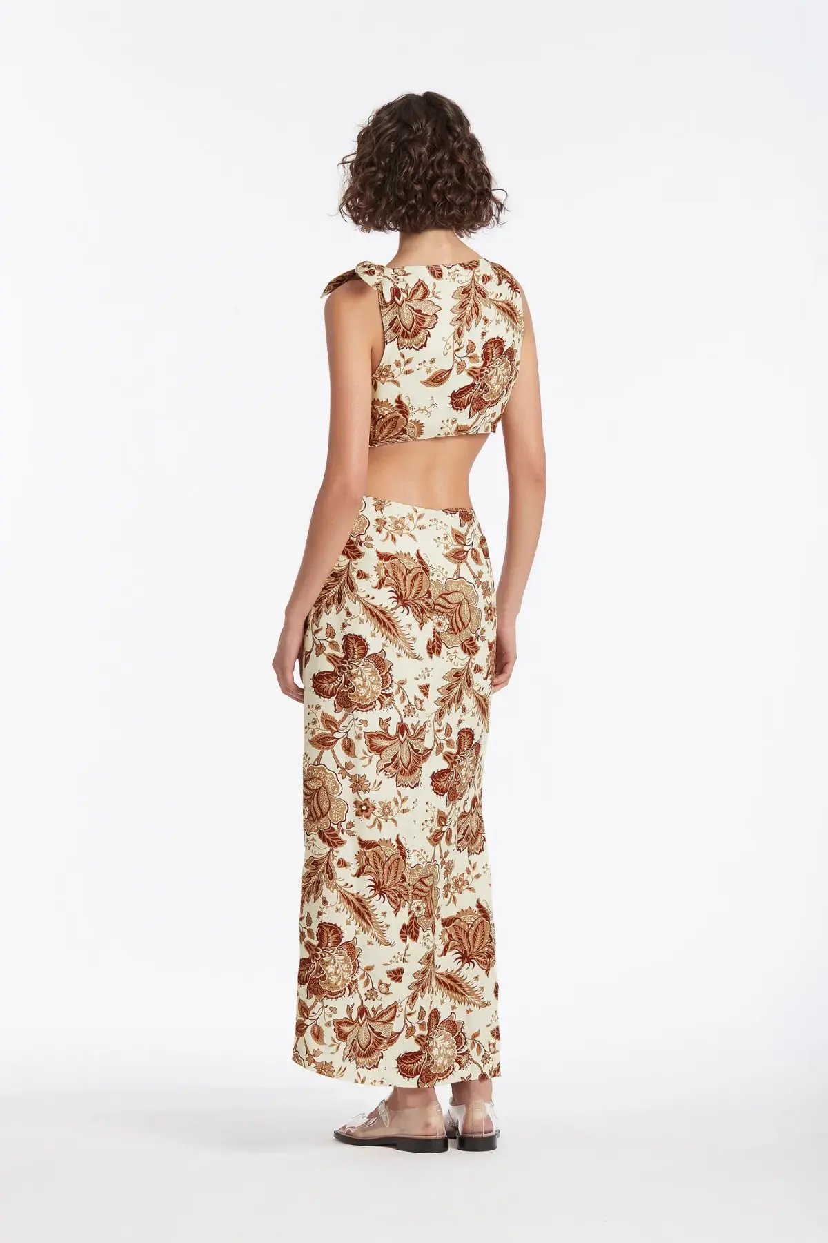Sir the Label Rei Knot Dress Print Size 6 photo 2