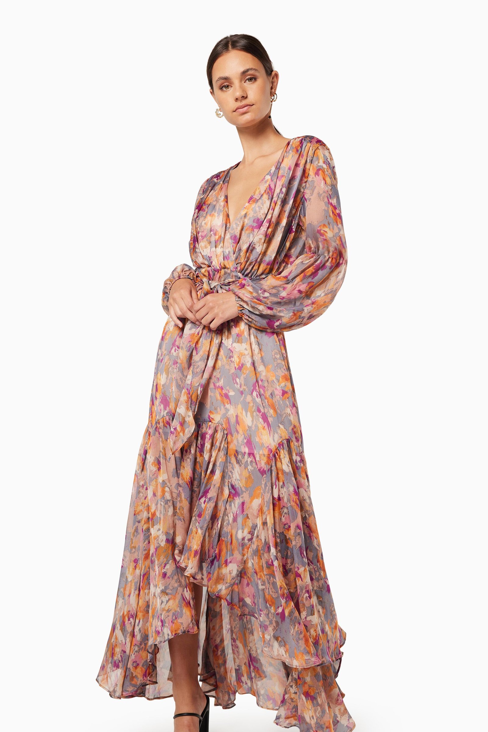 ELLIATT EXTRAVAGANT MAXI DRESS - MULTI photo 6