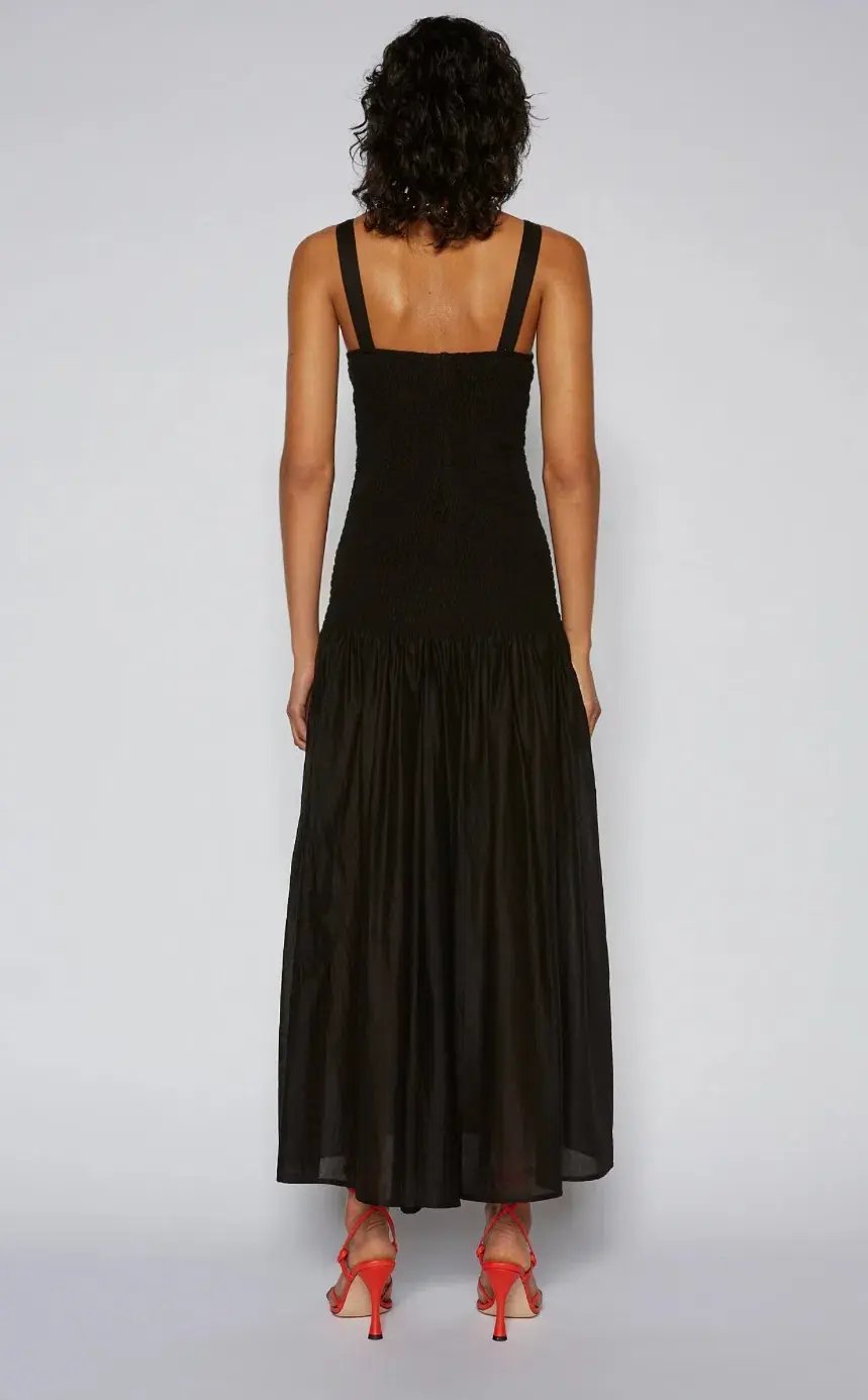 Scanlan Theodore Cotton Bralette Dress Black Size 0 / AU 6 photo 3