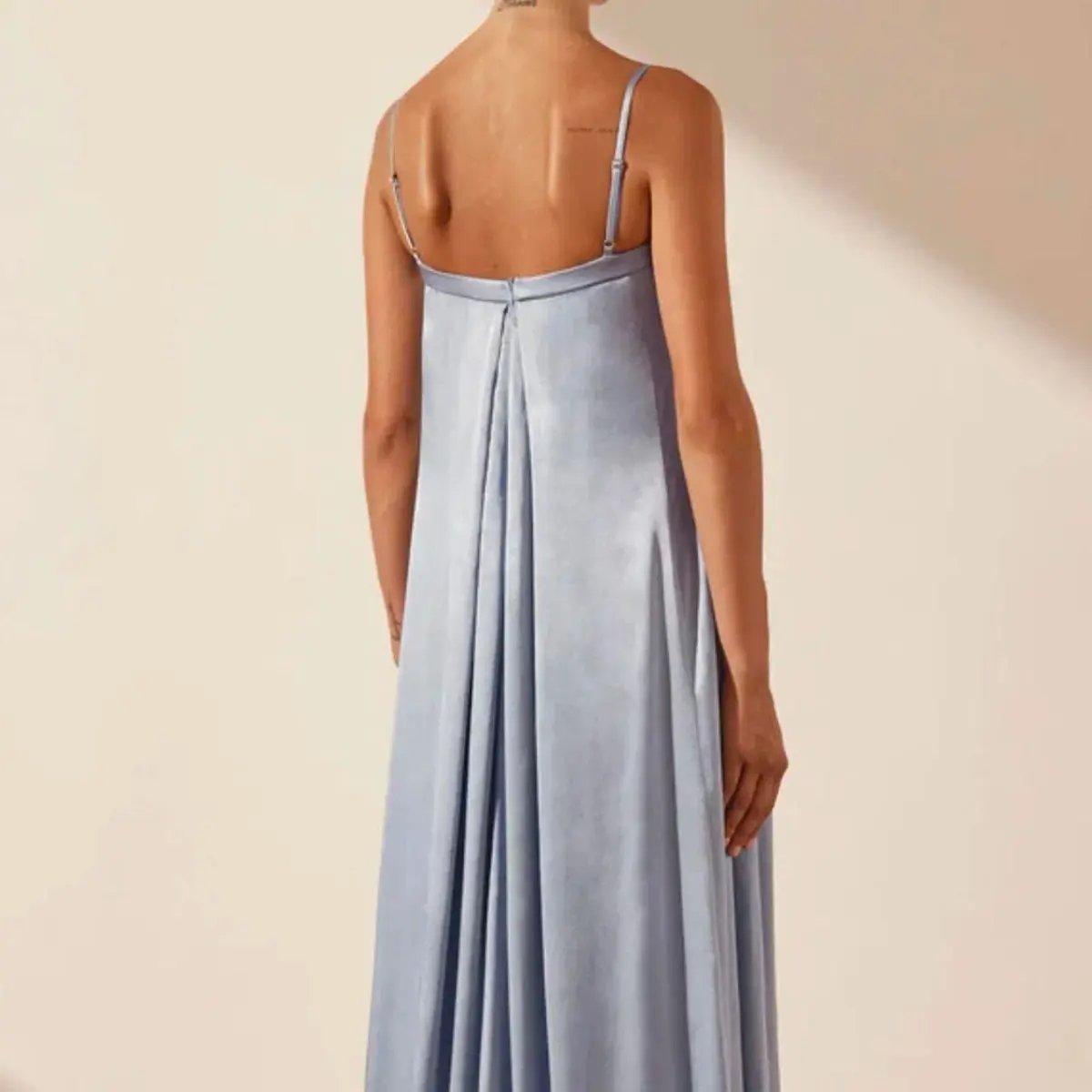 Shona Joy La Lune Column Maxi Dress in Powder Blue Size AU 6 photo 4