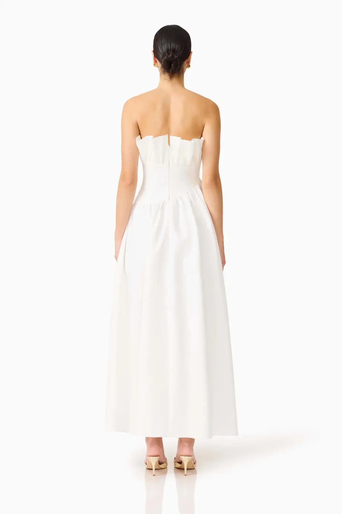 Elliatt Laurel Sleeveless Maxi Dress White Size L / Au 12 photo 3